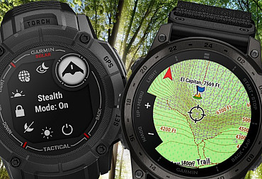 Garmin Taxtic a Instinct: Zvládnou seskok padákem a mají i balistickou kalkulačku